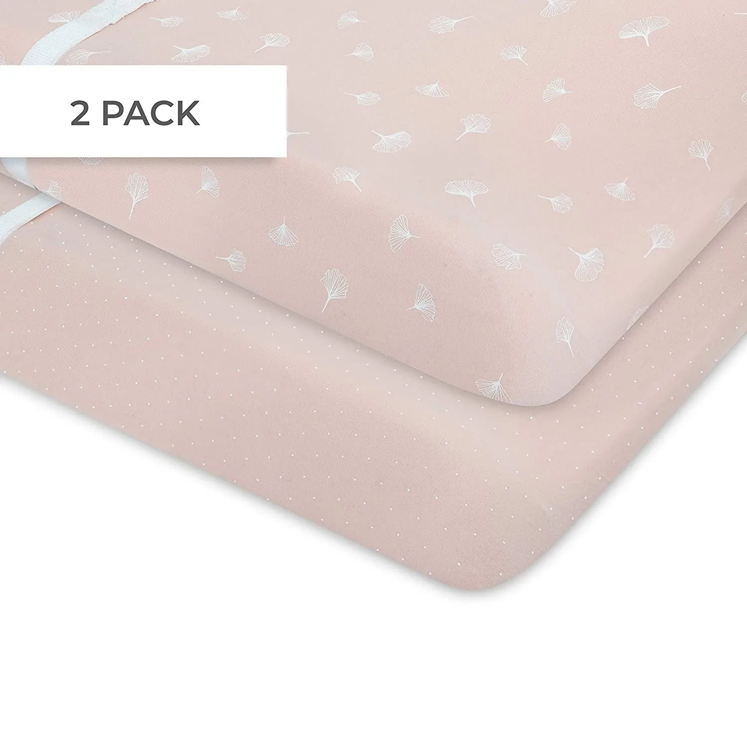 Changing Pad Cover | Cradle Sheet Set - Gingko & Pin Dot