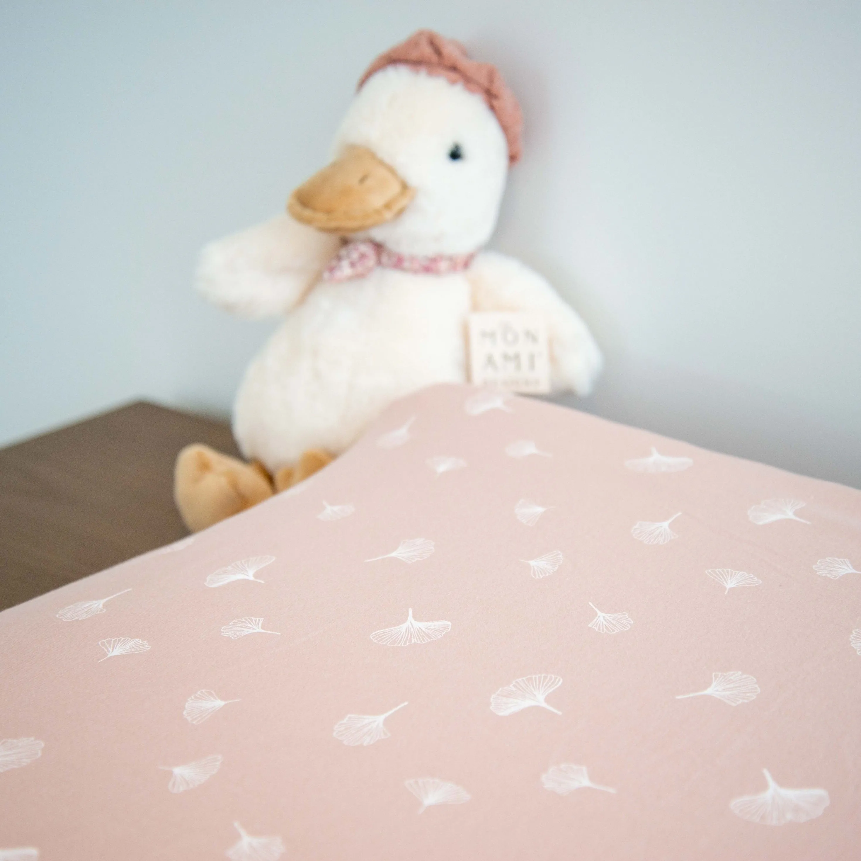 Changing Pad Cover | Cradle Sheet Set - Gingko & Pin Dot