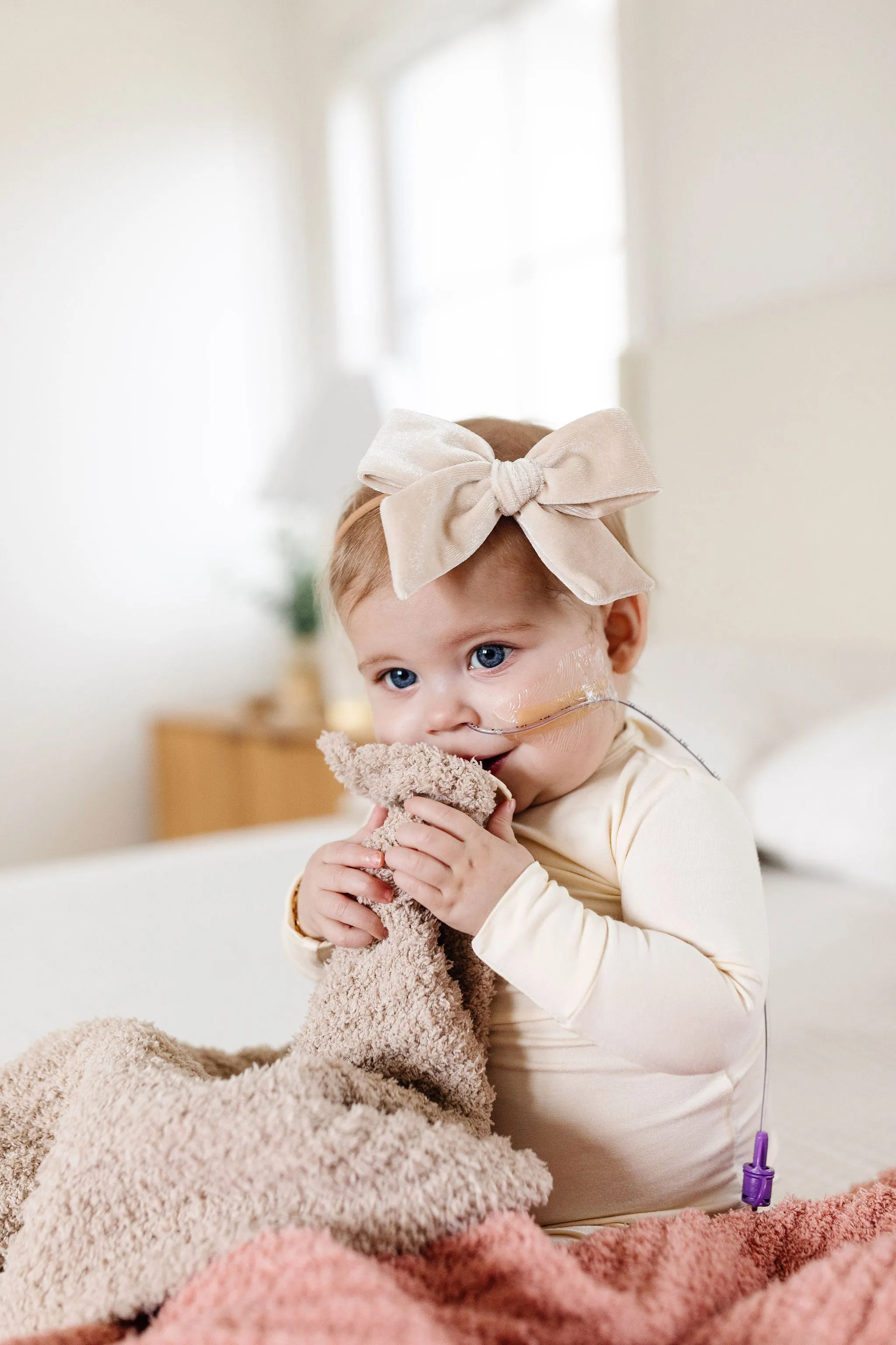 Chenille Blanket - Oatmeal - Mini/Lovey