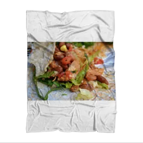 Chicken Burrito Sublimation Throw Blanket