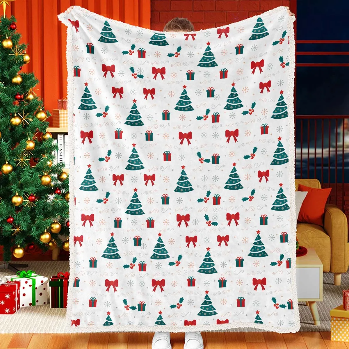 Christmas Tree - A571 - Christmas Premium Blanket