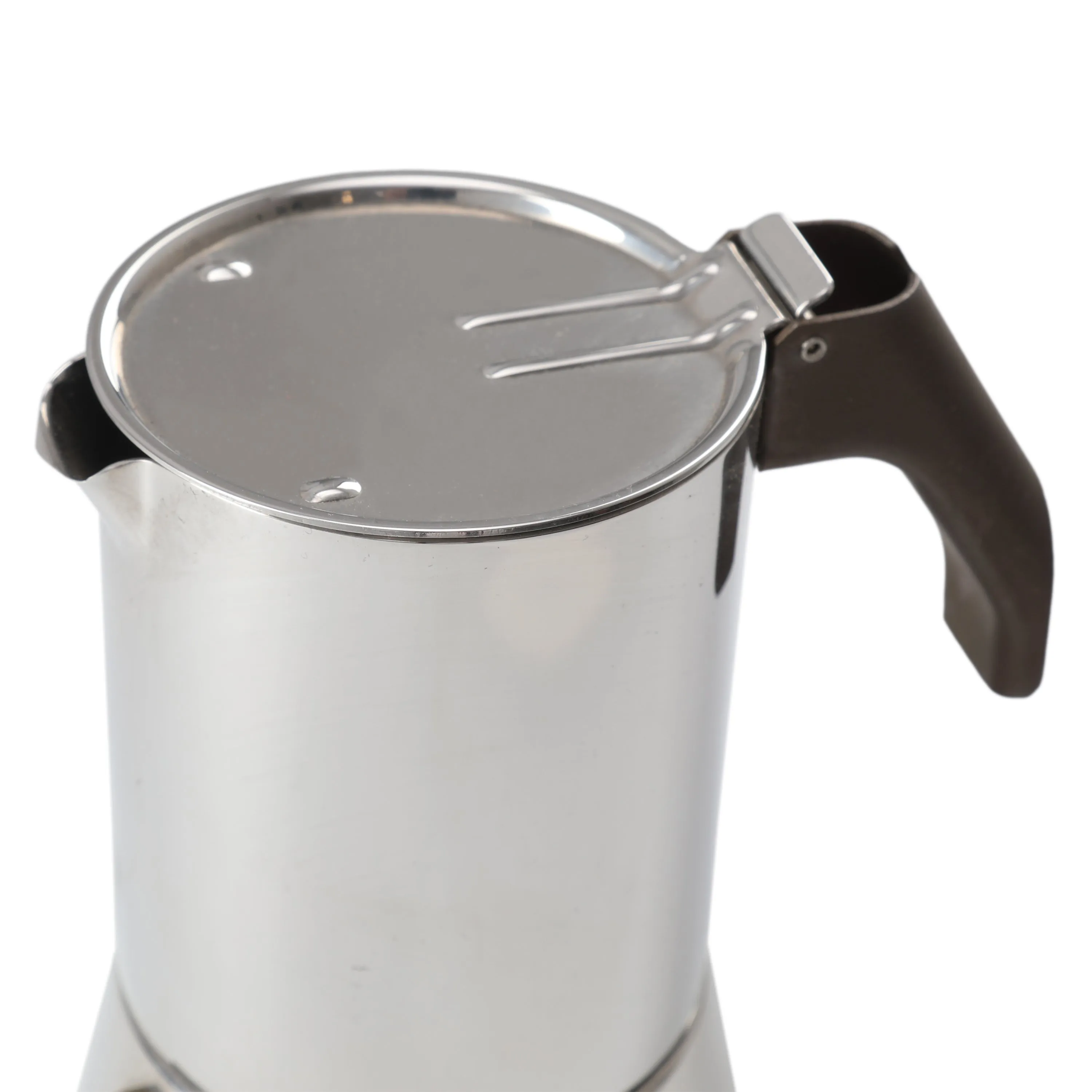 Chrome Kettle / Pitcher with Black Handle