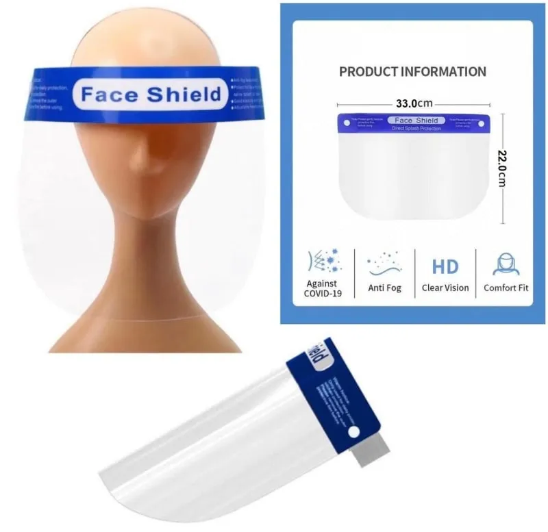 Clear Protective Face Shield