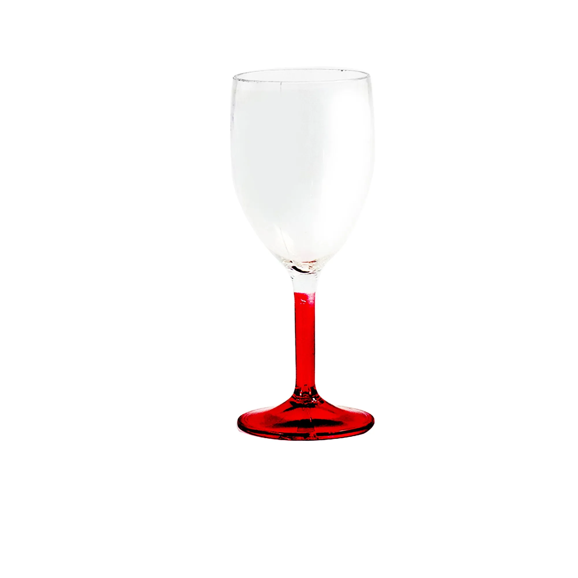 Continental Homeware Wine Glass See Through W/colour Ass Ch486