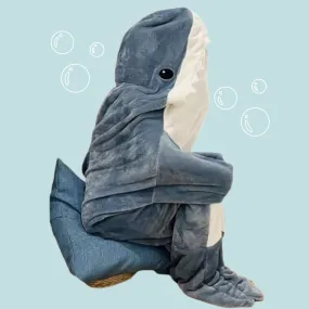 Cozy Sharkie™: Cozy Shark Hoodie Blanket For Adults