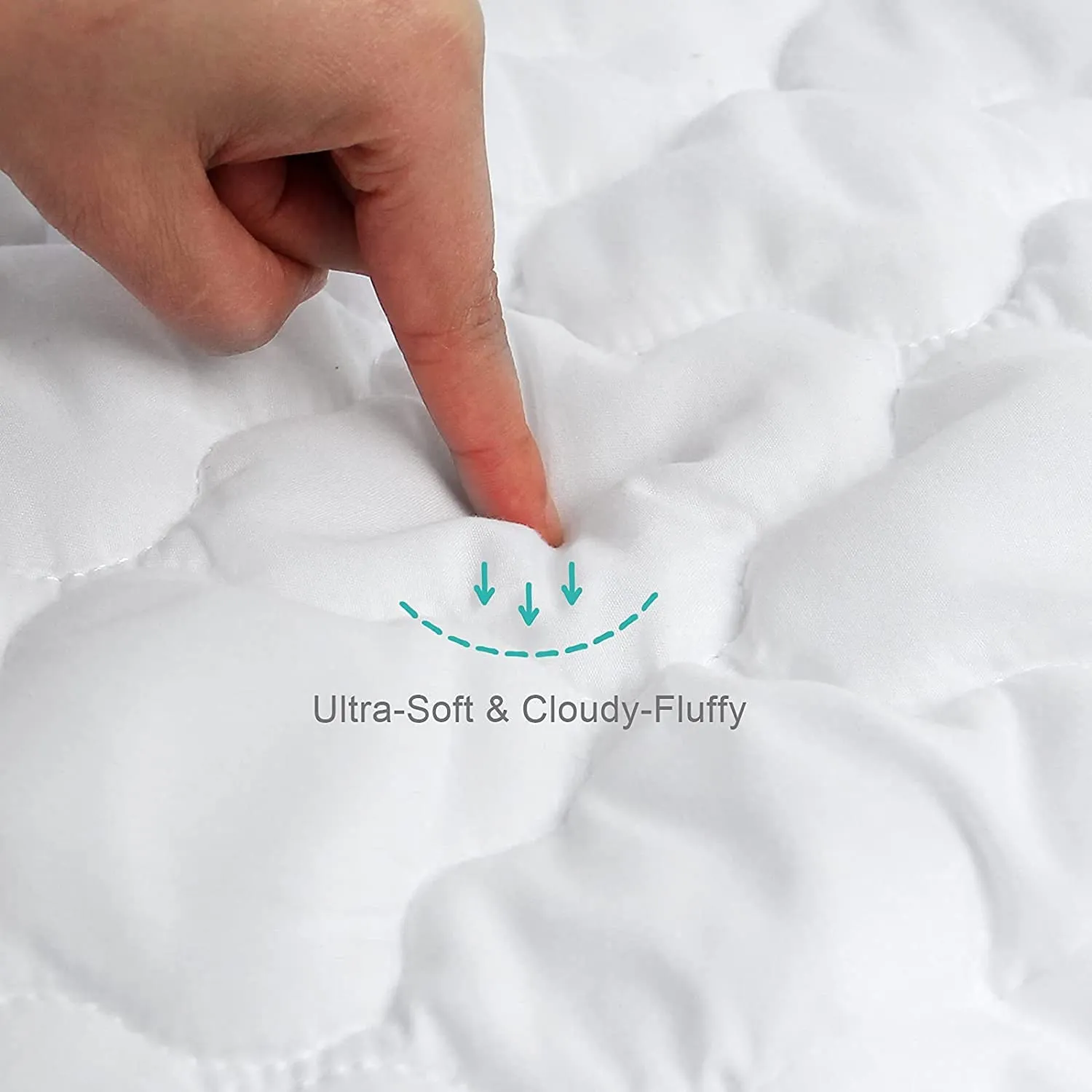 Crib Mattress Protector/ Pad Cover - Ultra Soft Microfiber, Waterproof (for Standard Crib/ Toddler Bed)