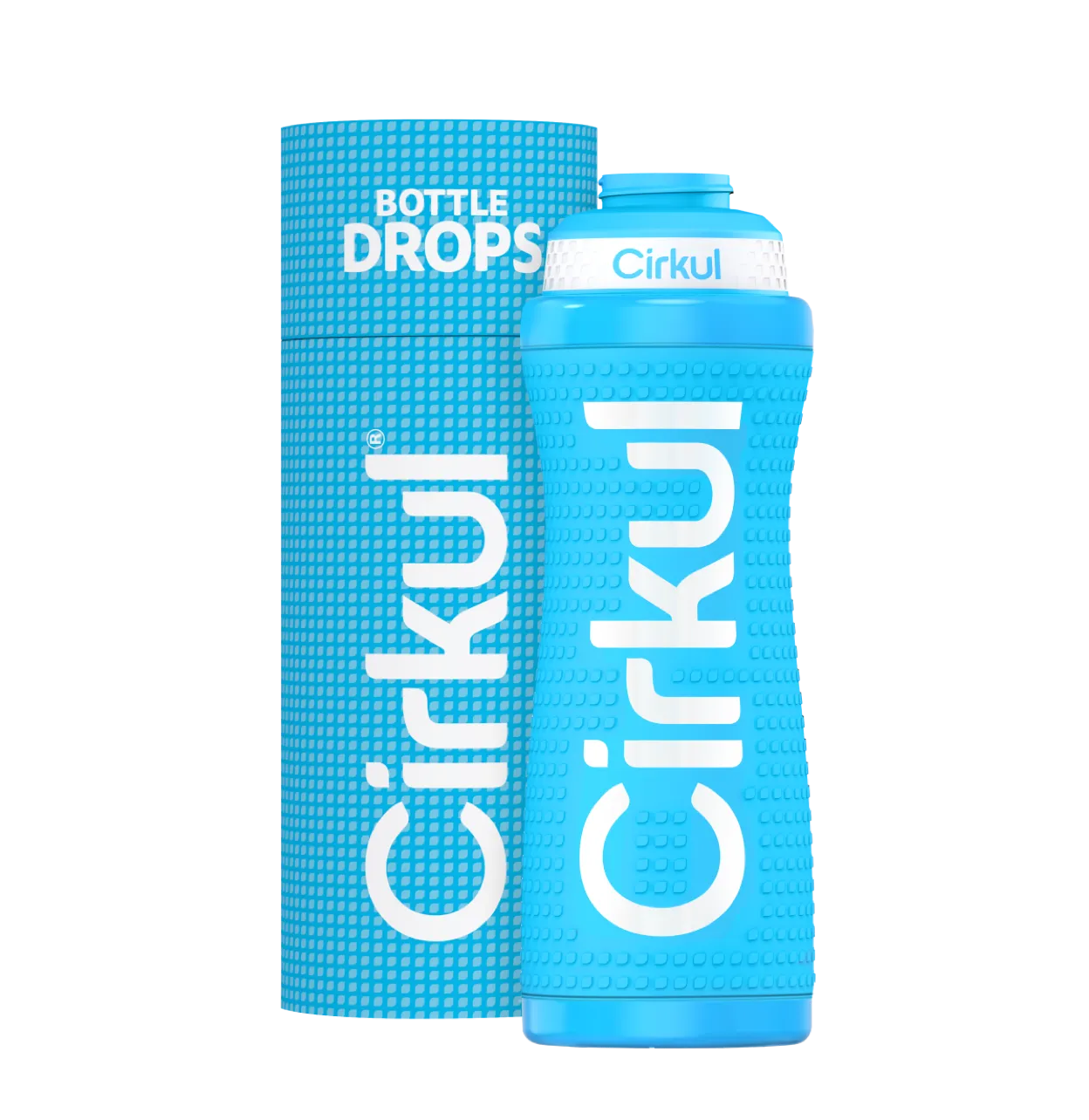 CX: Limited Edition: 22oz. Blue Grip Stainless Steel Bottle & Sport Lid