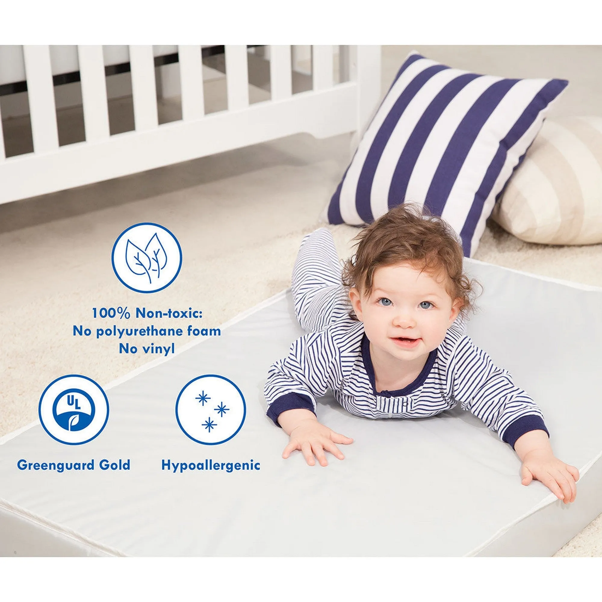 DAVINCI Complete Slumber Mini Crib Mattress 100% Non-Toxic & Waterproof