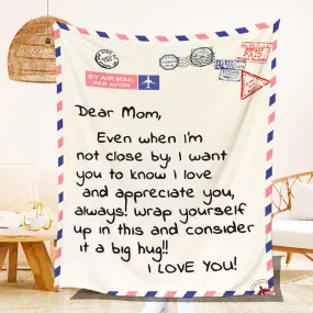 Dear Mom - I Love You - B141 - Premium Blanket