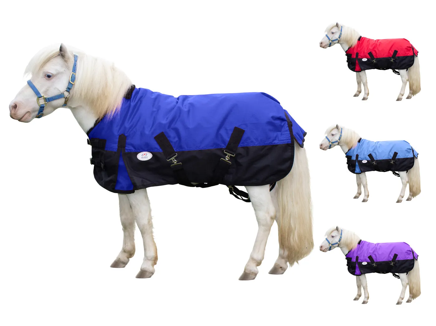 Derby Originals Classic 600D Medium Weight Waterproof Winter Mini Horse Pony Turnout Blanket 200g with 1 Year Warranty