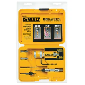 DeWALT DW2730 Drill Drive Set, 8-Piece, Steel, Black Oxide