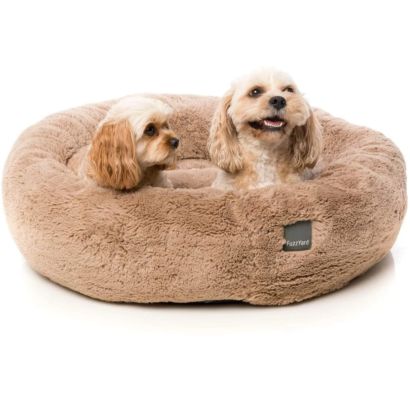 Dreameazzzy Luxury Round Dog Bed - Chai