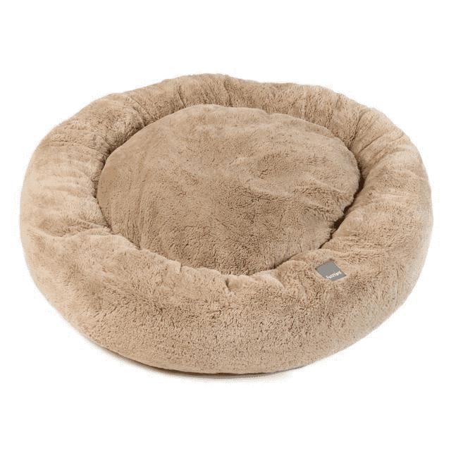 Dreameazzzy Luxury Round Dog Bed - Chai