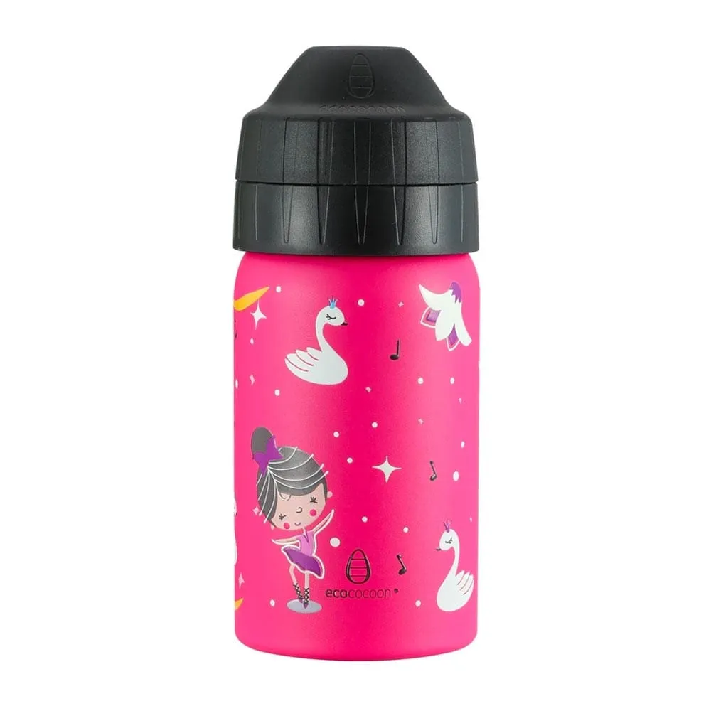 EcoCocoon Stainless Steel Water Bottle 350ml - Tiny Dancers