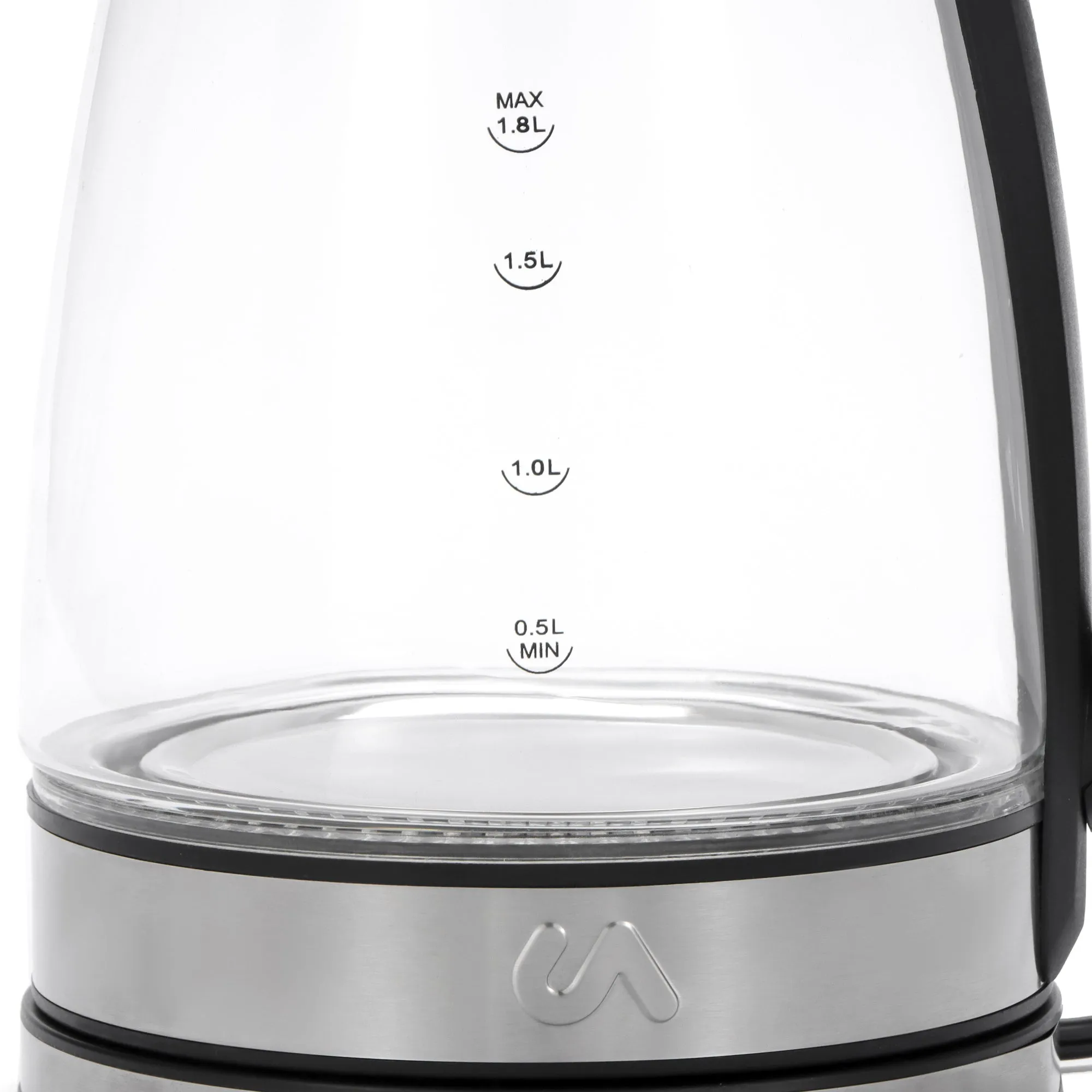 Electric Tea Kettle - 1.8L Glass & Stainless Steel Electric Tea Kettle - Uber Appliance