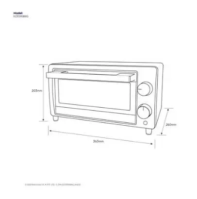 Electrolux EOT0908X 9L UltimateTaste 300 Freestanding Electric Oven