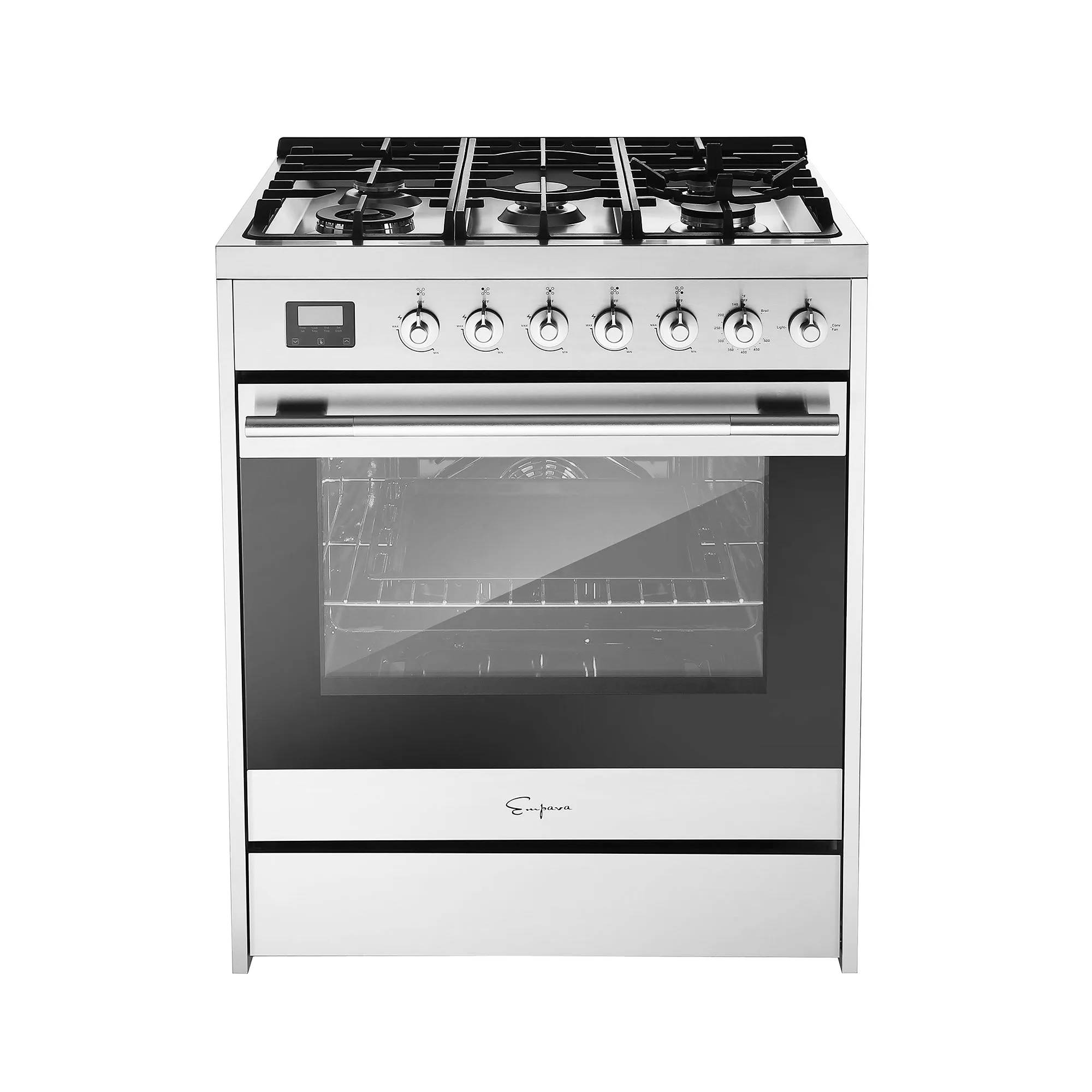 Empava 30GR06 30 Inch Freestanding Range Gas Cooktop And Oven