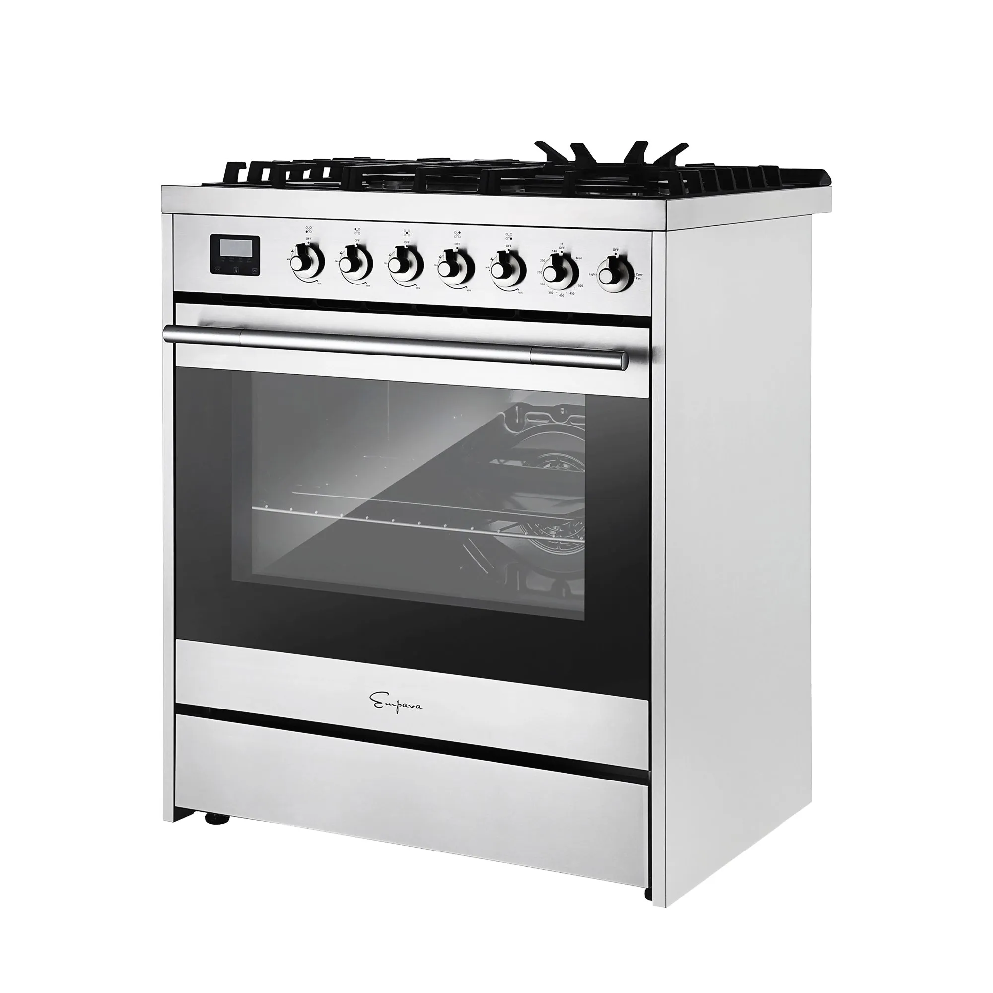 Empava 30GR06 30 Inch Freestanding Range Gas Cooktop And Oven