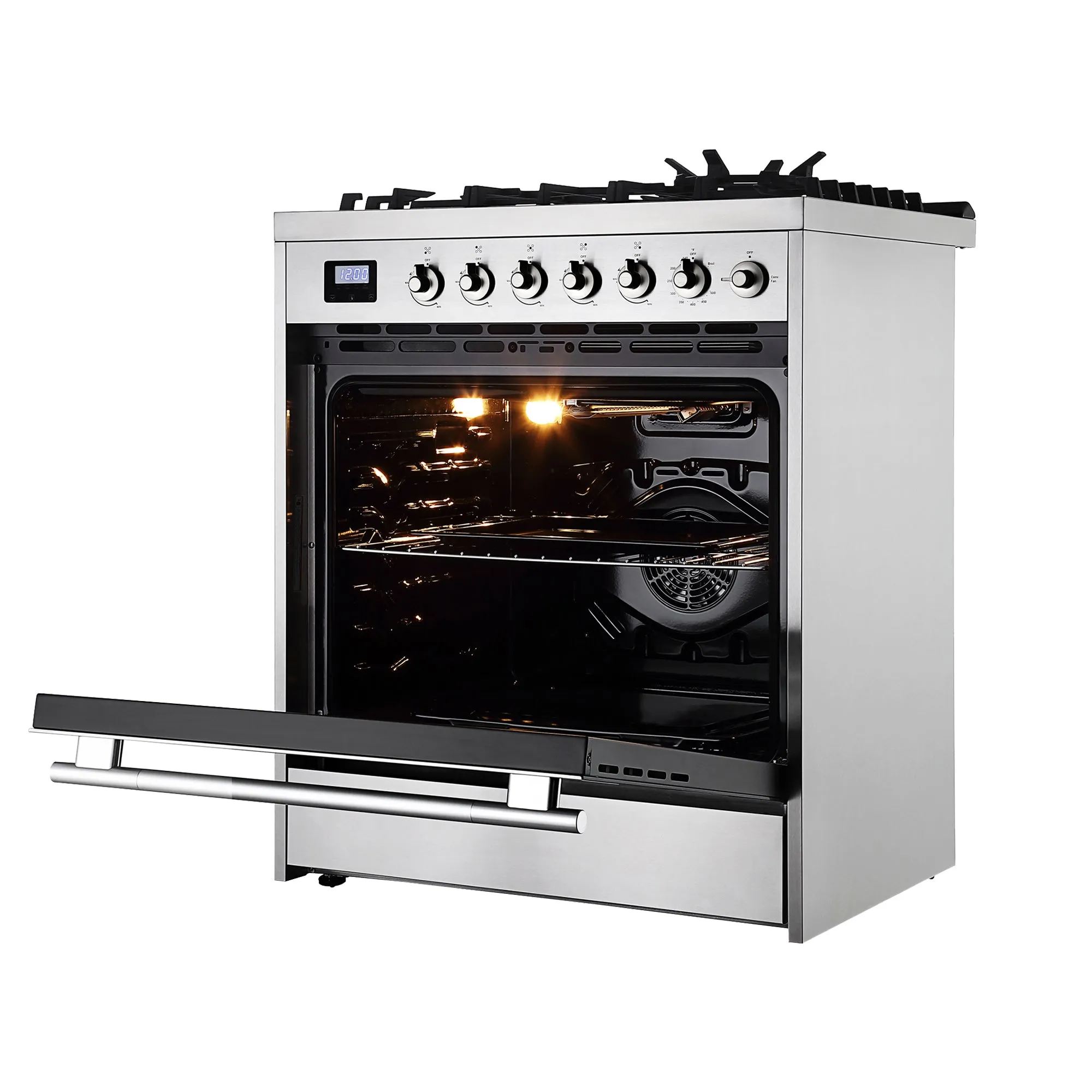 Empava 30GR06 30 Inch Freestanding Range Gas Cooktop And Oven