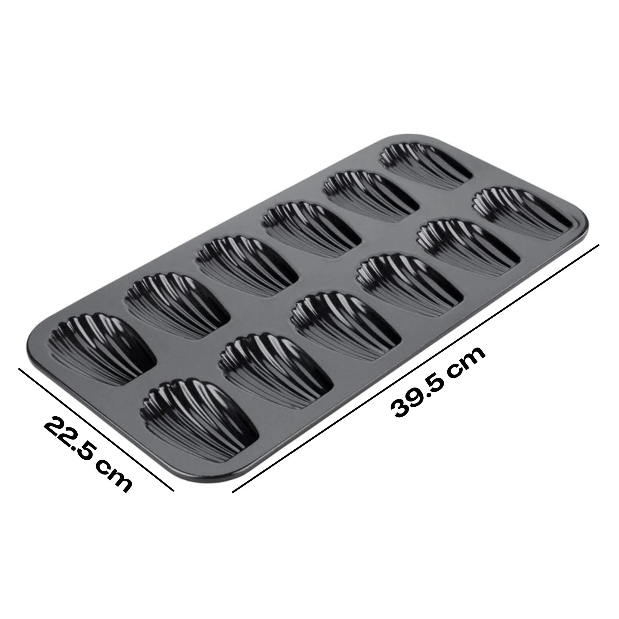 Esslly Madeleine Mould | 12 Cavity Non-Stick Tray