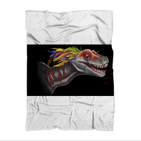 Feathered Raptor Sublimation Throw Blanket