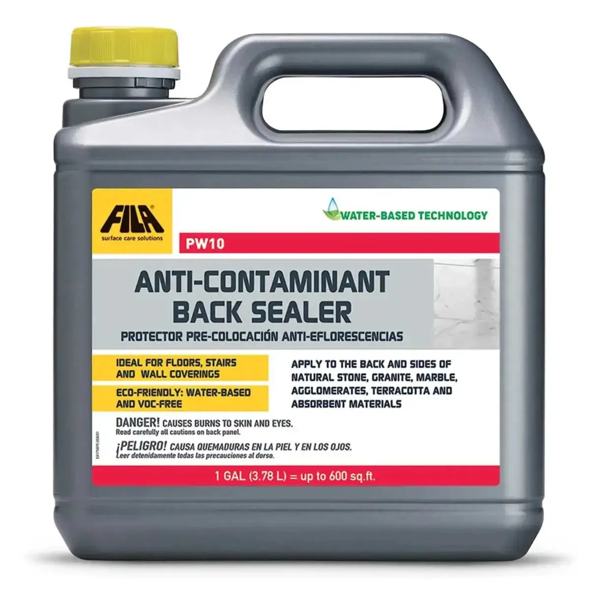 FILA PW10 Anti-Contaminant Back Sealer - 1 Gallon