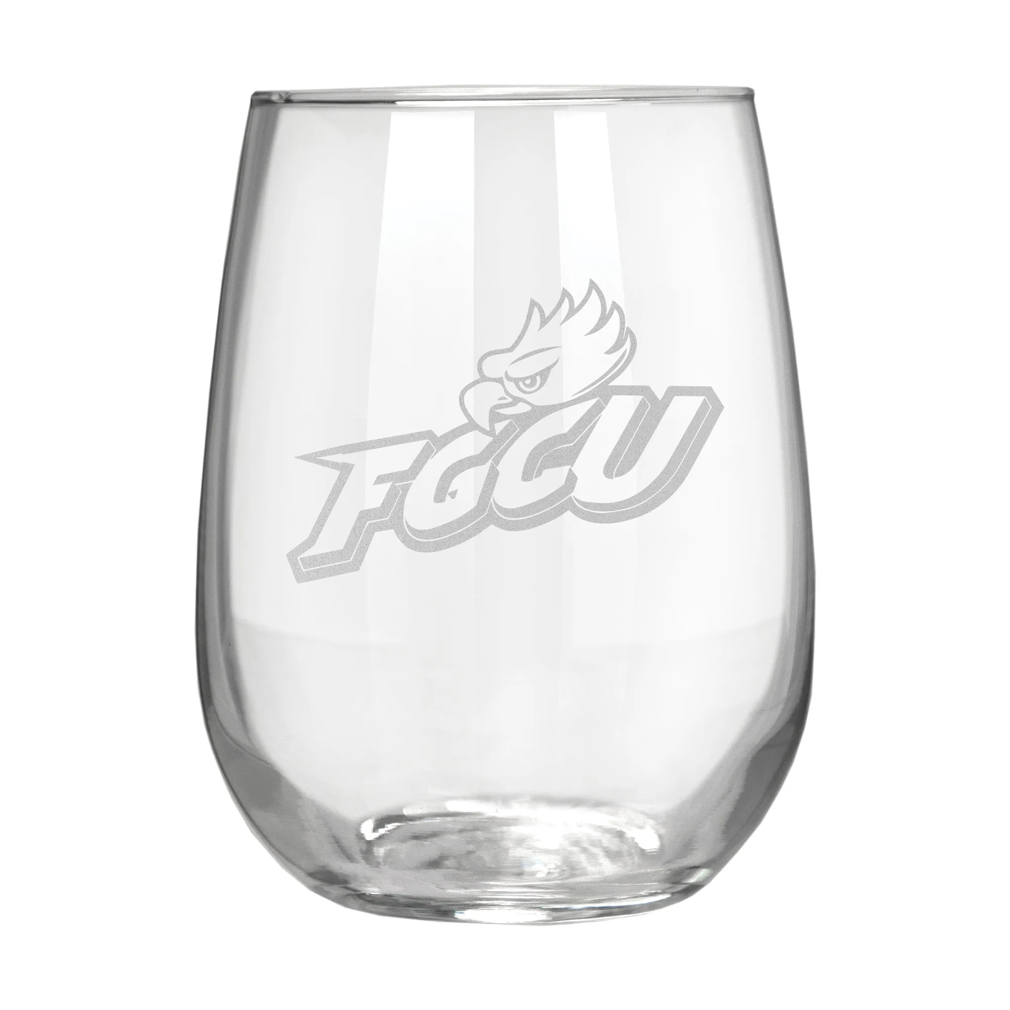 Florida Gulf Coast Eagles 17 oz. Stemless Wine Glass