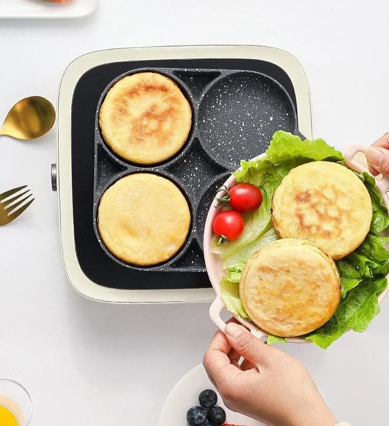 Four-Hole Frying Pan