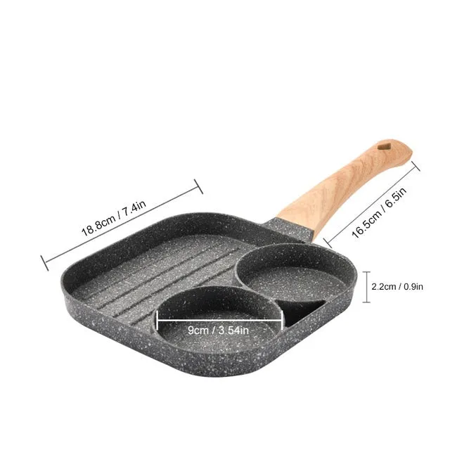 Four-Hole Frying Pan