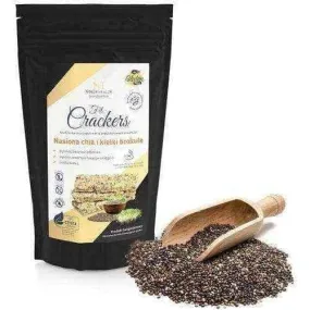 Gluten free crackers,  chia seeds and broccoli sprouts powder 250g