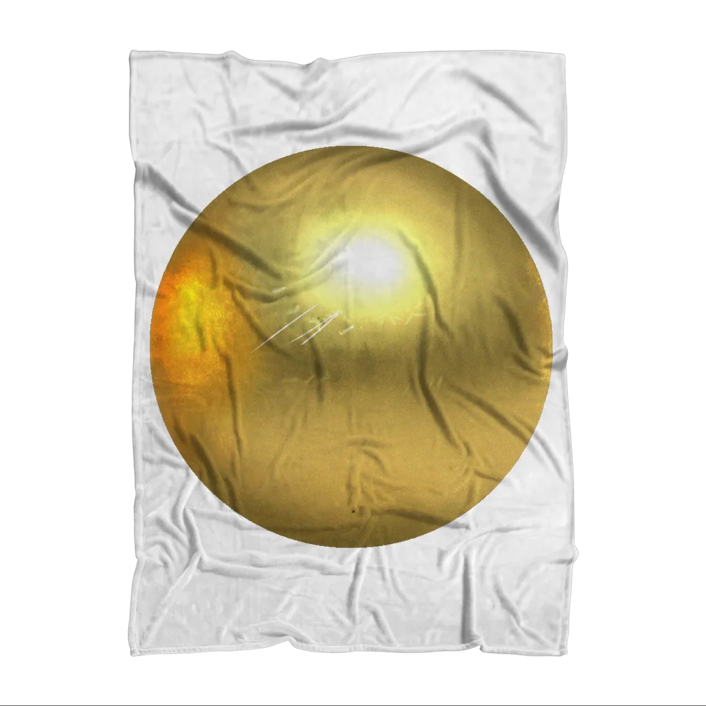 Gold Sublimation Throw Blanket