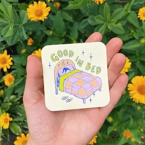 Good in Bed Sticker