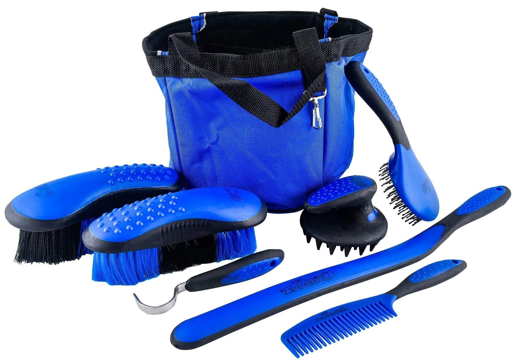 Great Grips Horse Grooming Set with Bag, 7-piece