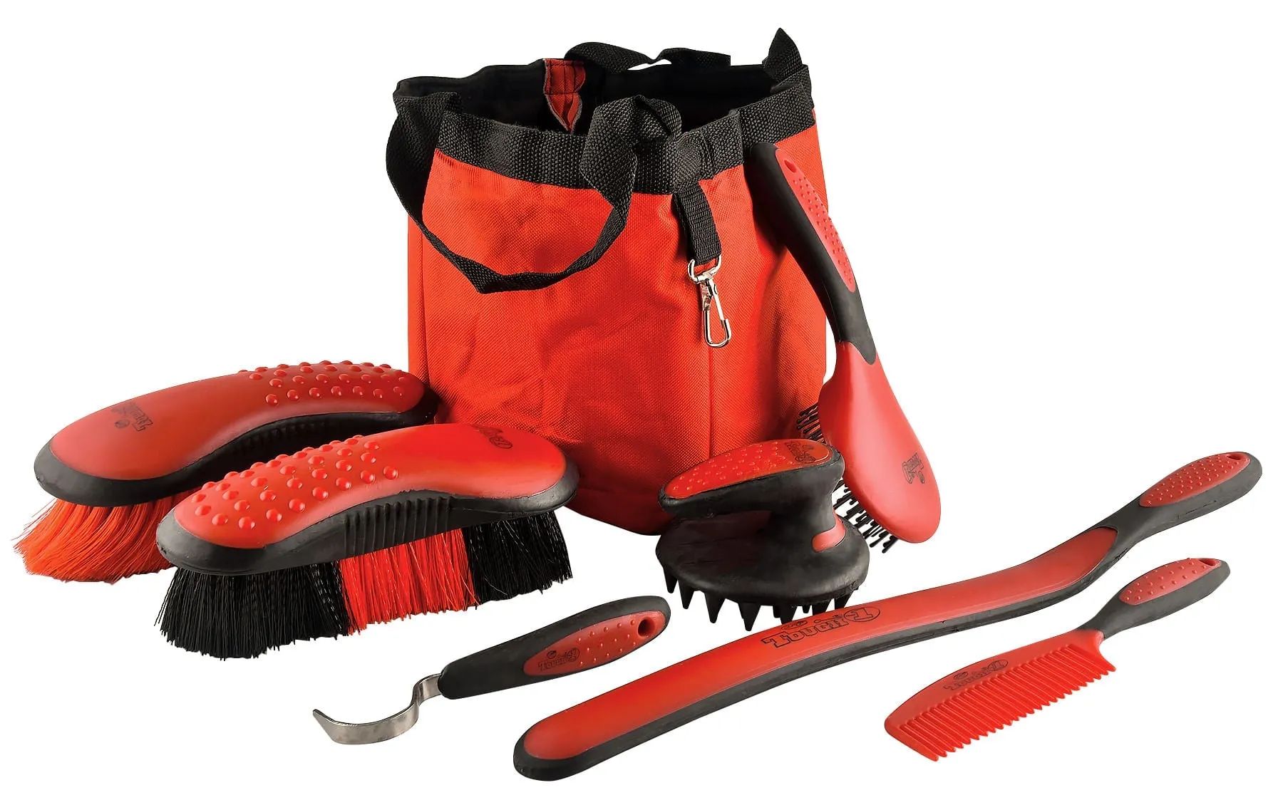 Great Grips Horse Grooming Set with Bag, 7-piece