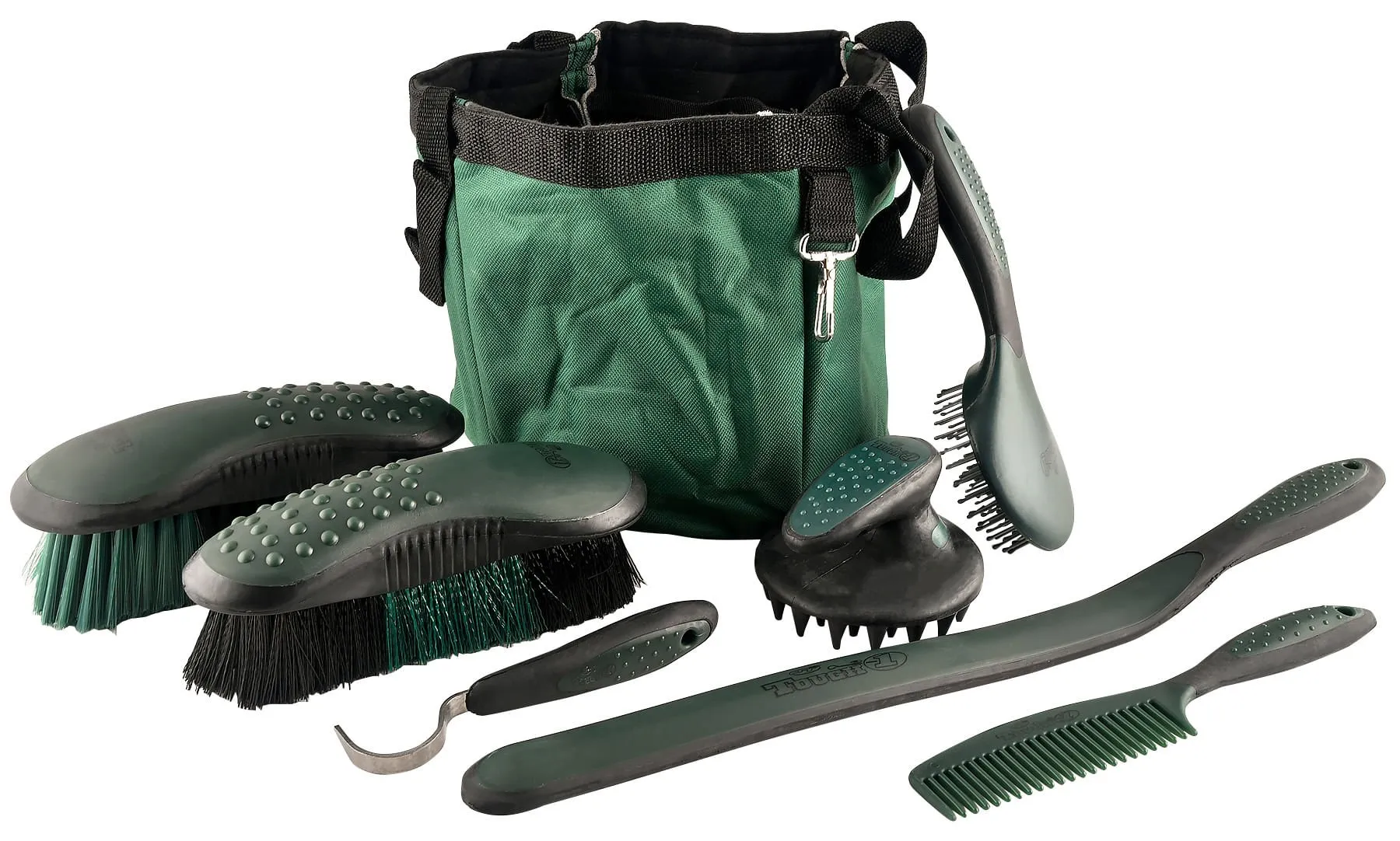 Great Grips Horse Grooming Set with Bag, 7-piece