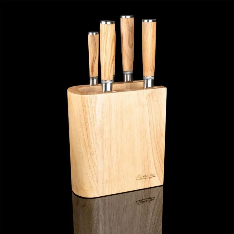 Grunwerg Katana Saya Knife Block Set (6 Piece)