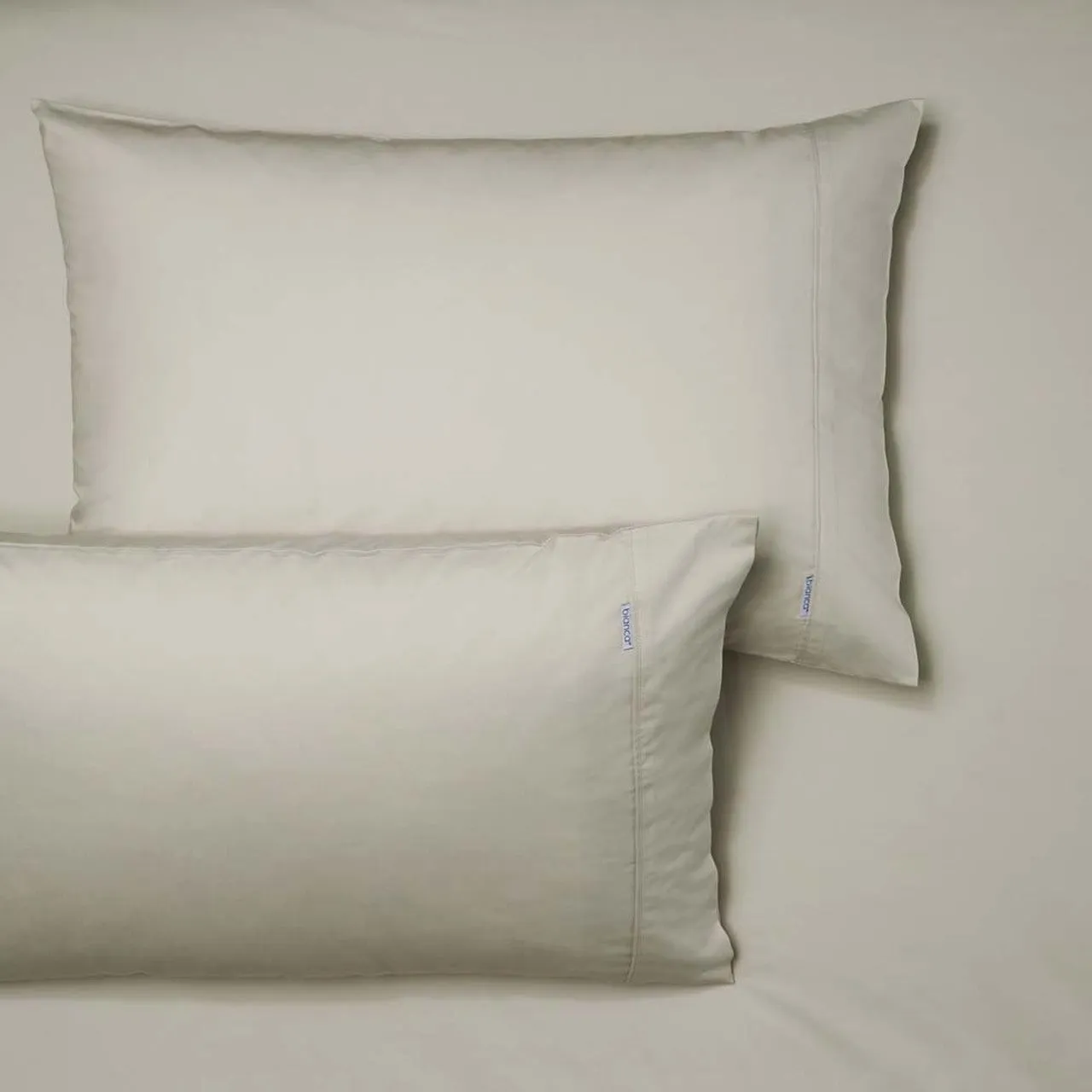 Heston 300TC STONE FITTED SHEET   PILLOWCASE COMBO by Bianca