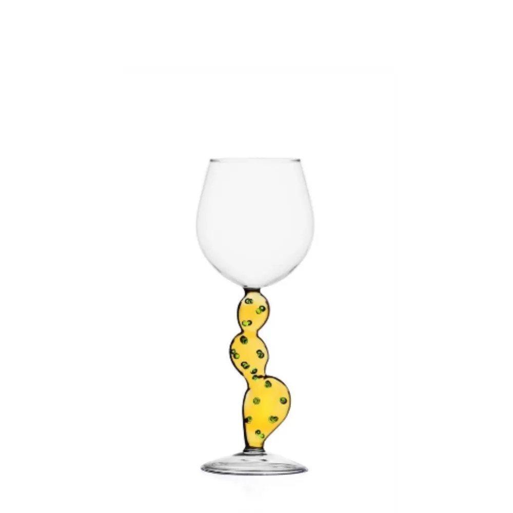 Ichendorf Desert Plants wine glass cactus yellow by Alessandra Baldereschi