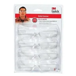 Indoor Safety Glasses, Clear, 4-Pk.