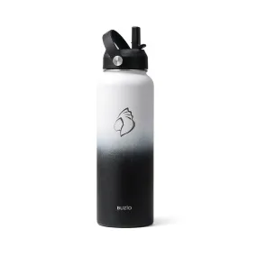 Insulated Water Bottle with 2 Lids | 40oz | Day & Night