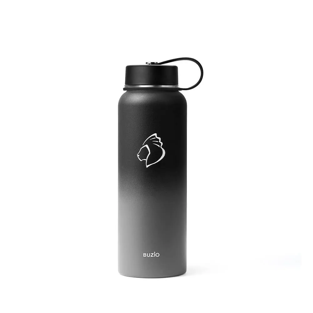 Insulated Water Bottle with 2 Lids | 40oz | Shadow