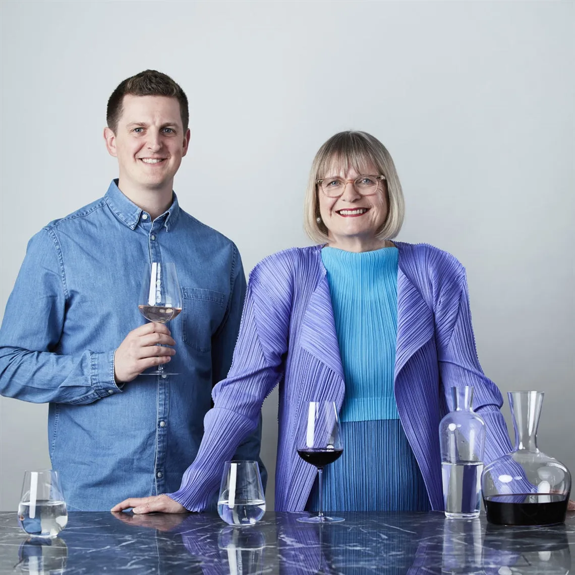 Jancis Robinson x Richard Brendon Mature Wine Decanter 780ml