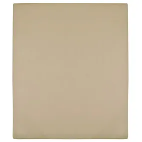 Jersey Fitted Sheet Taupe 160x200 cm Cotton