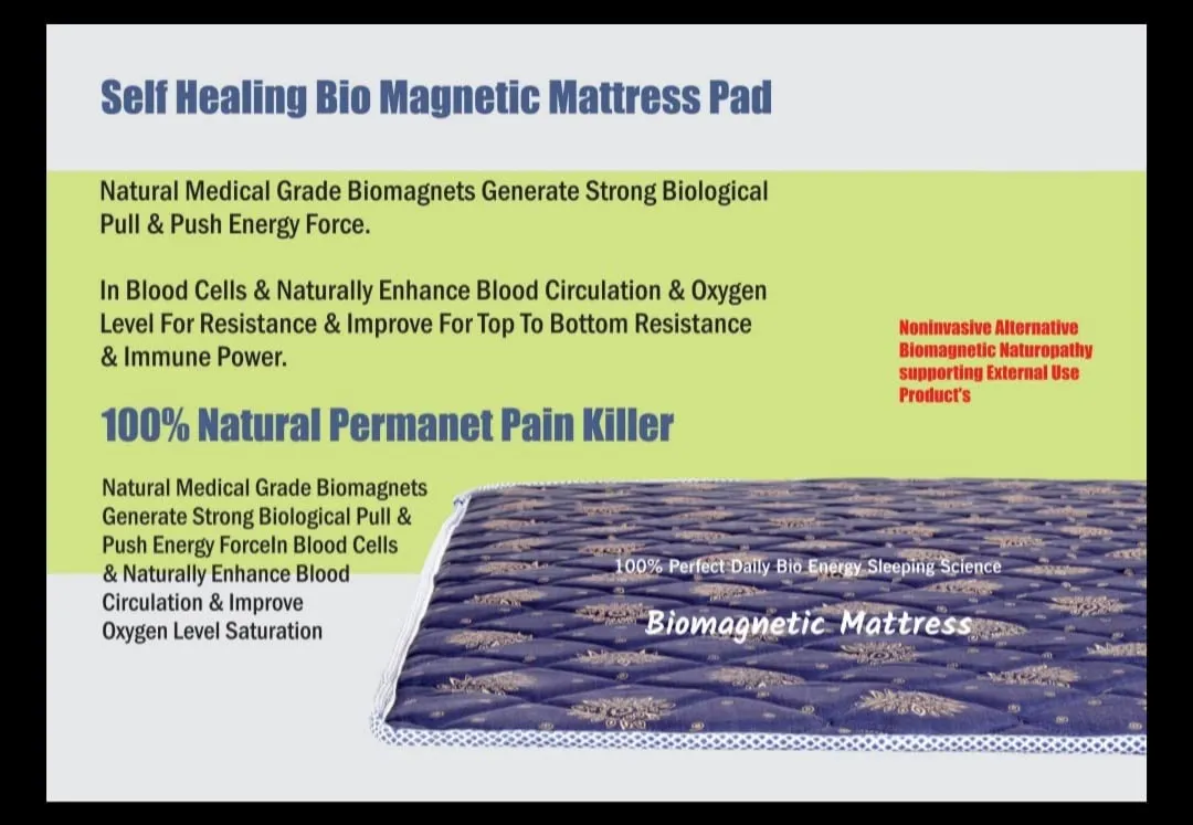 Jimmy International BIO Energy Magnetic Mattress Topper (5x6) Blue