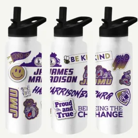 JMU Quencher Sticker Water Bottle