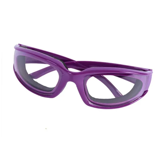 Kitchen Accessories Onion Goggles Barbecue Safety Glasses Eyes Protector(Purple)