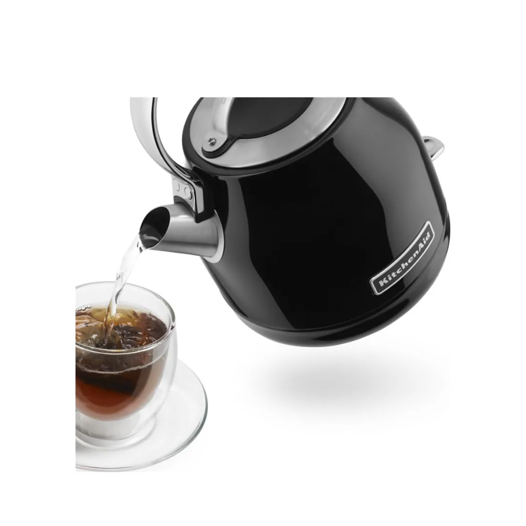 KitchenAid 5KEK1222BOB (Onyx Black) 1.25L Stylish & Compact Design Electric Kettle