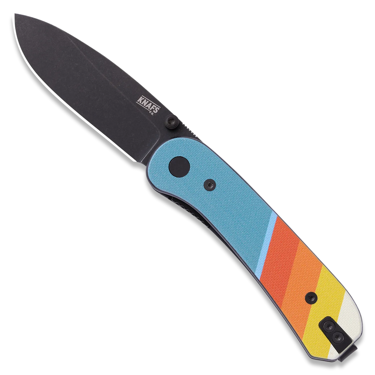 Lander 1 Pocket Knife - Printed G10 Scales - Pre-Built