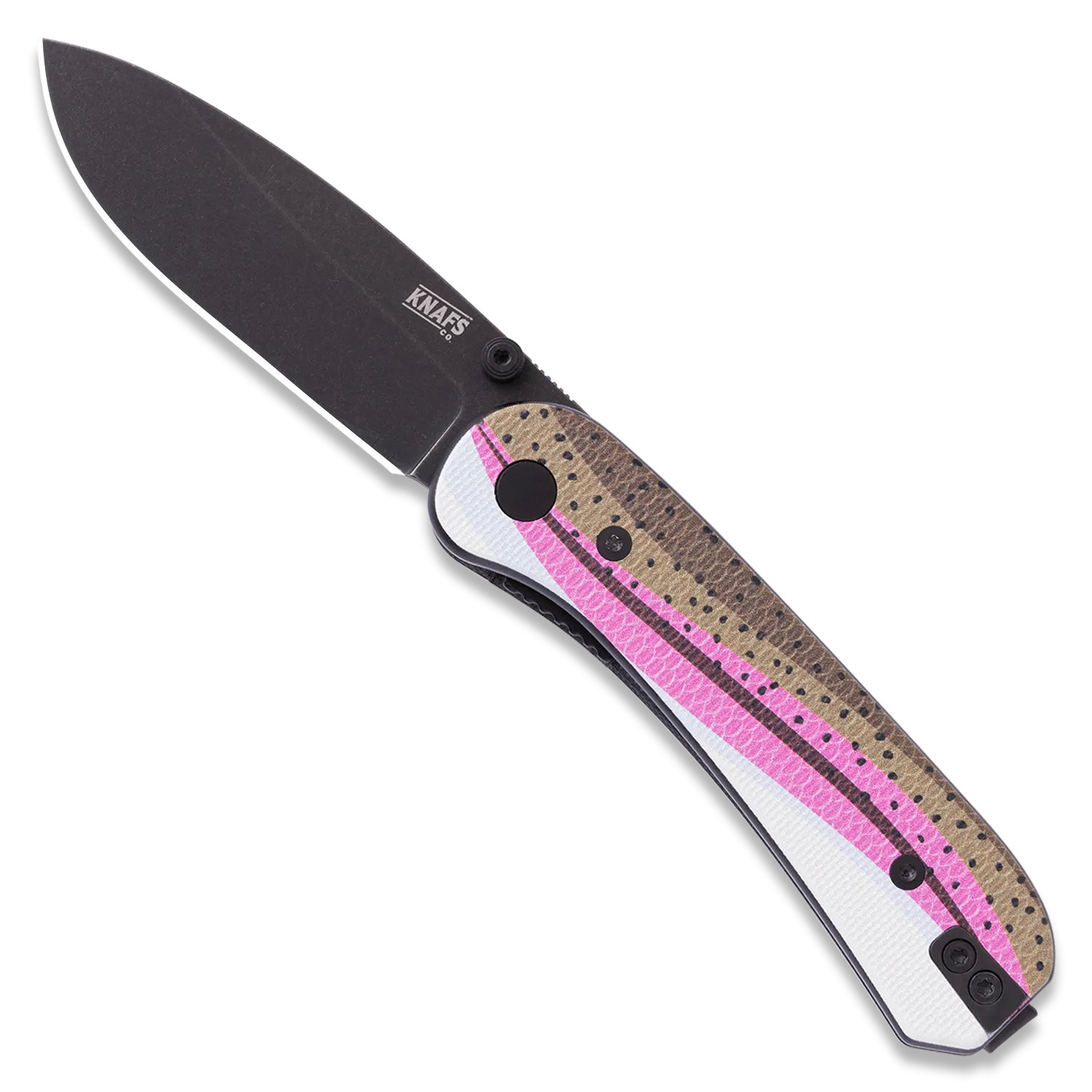 Lander 1 Pocket Knife - Printed G10 Scales - Pre-Built