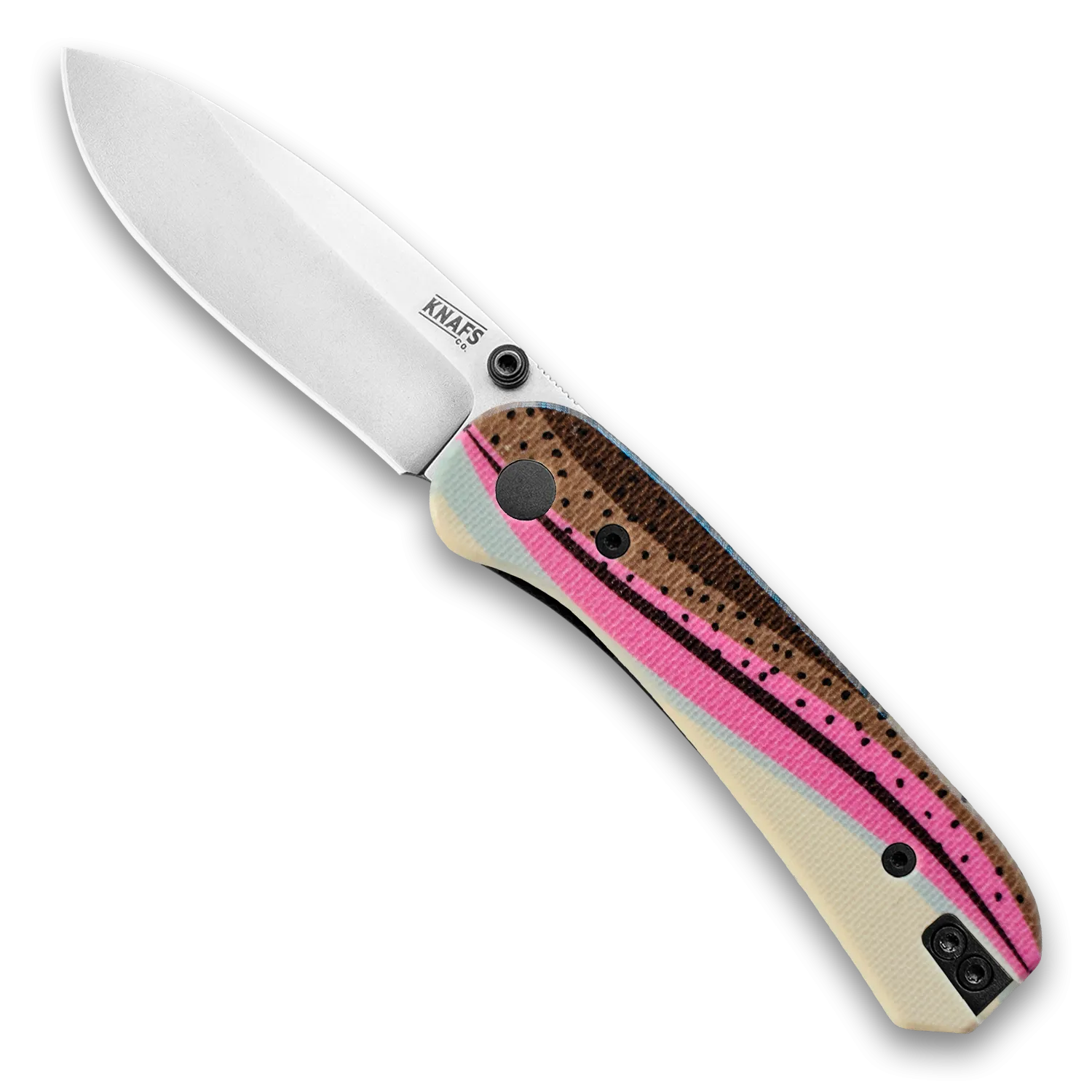 Lander 1 Pocket Knife - Printed G10 Scales - Pre-Built